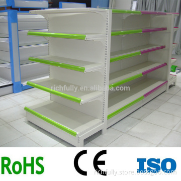 Low price China Factory direct sale beautiful supermarket gondola shelving / store shelf